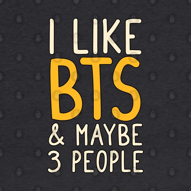 Bangtan I like BTS and maybe 3 people typography army | Morcaworks by Oricca